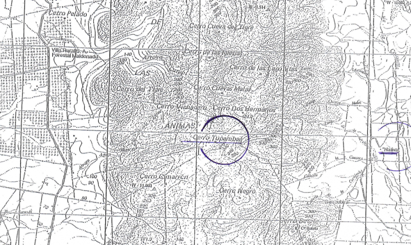 El Cerro Tupambaé en la Sierra de las Ánimas (Maldonado)